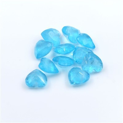 Los Synthetic CBX04 Fusion Tourmaline Gemstone Heart Shape